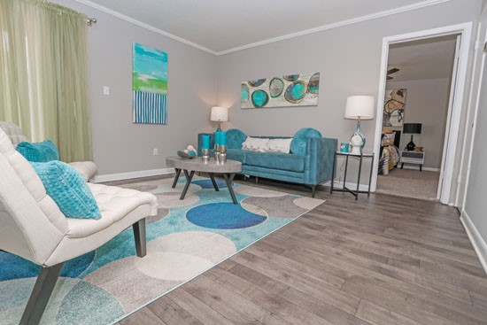 The Marq Apartments Clubhouse living room